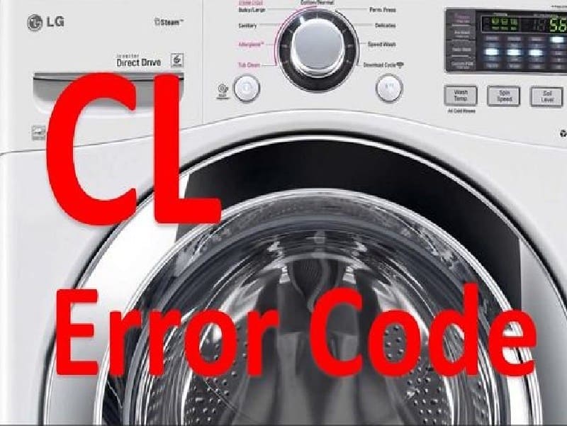 ارور cl لباسشویی ال جی