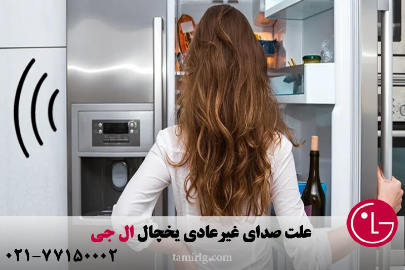 علت صدای غیرعادی یخچال ال جی