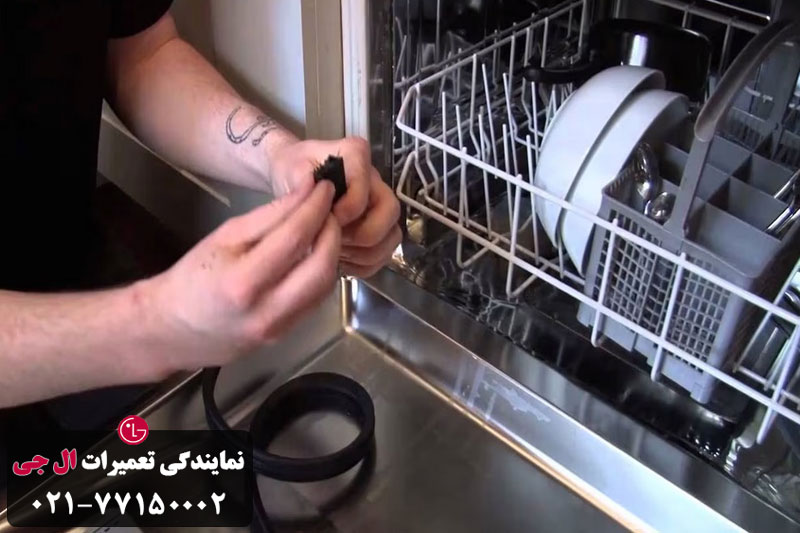 مشکل لولاهای درب ماشین ظرفشویی الجی 