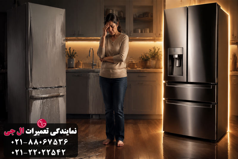 تعویض یا تعمیر یخچال ال جی