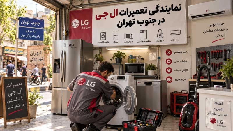 نمایندگی تعمیرات ال جی در جنوب تهران