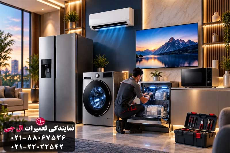 نحوه ثبت درخواست خدمات پس از فروش ال جی
